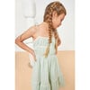 Anette Muslin Dress, Green Lily - Dresses - 4