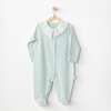 Polka Dot Babygrow, Green - Onesies - 2