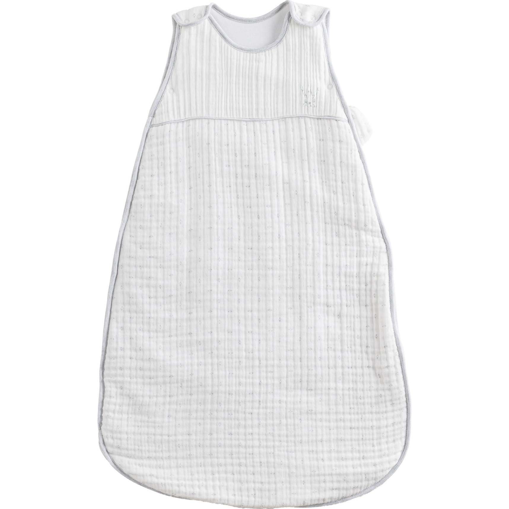 Muslin Cotton Sleeper, White - Swaddles - 1