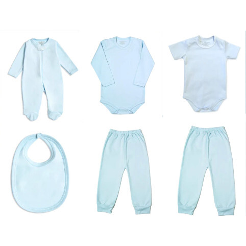 Blue Baby Essentials Gift Box, Set of 6