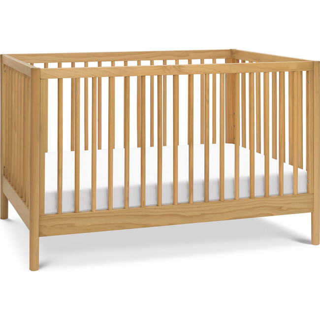 Birdie 3-In-1 Convertible Crib, Honey - Cribs - 1