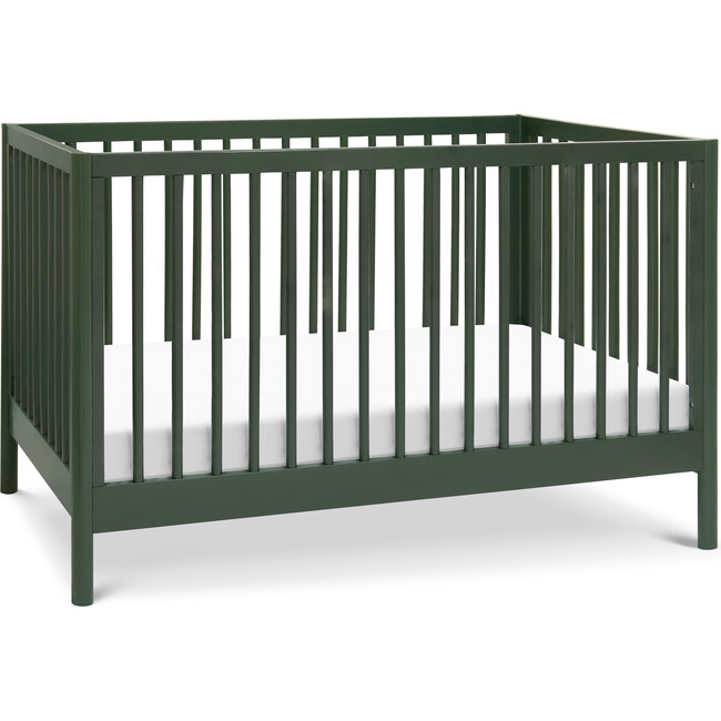 Birdie 3-In-1 Convertible Crib, Forest Green - Cribs - 1
