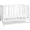Birdie 3-In-1 Convertible Crib, White - Cribs - 1 - thumbnail