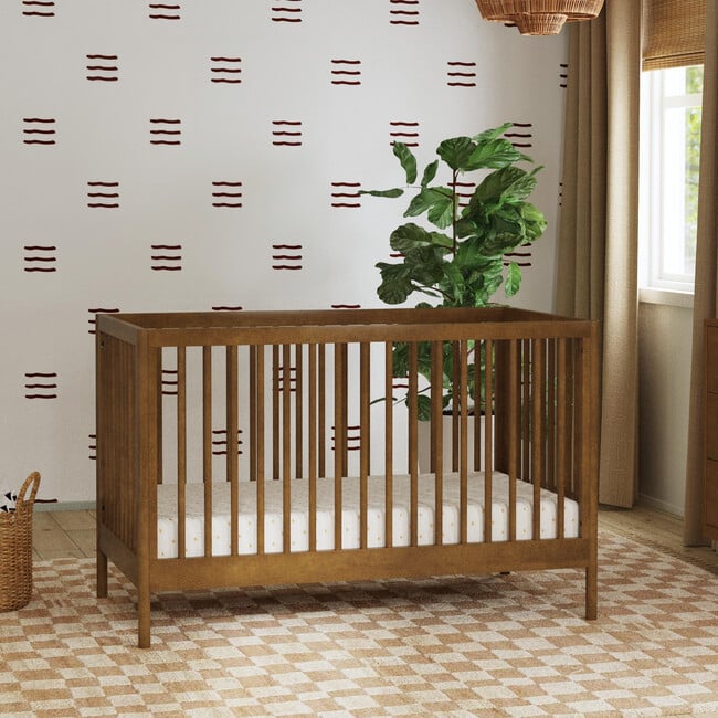 Birdie 3-In-1 Convertible Crib, Walnut - Cribs - 3