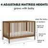 Birdie 3-In-1 Convertible Crib, Walnut - Cribs - 8