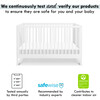 Birdie 3-In-1 Convertible Crib, White - Cribs - 6