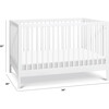 Birdie 3-In-1 Convertible Crib, White - Cribs - 9