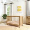 Otto 3-In-1 Convertible Crib, Honey & Acrylic - Cribs - 3