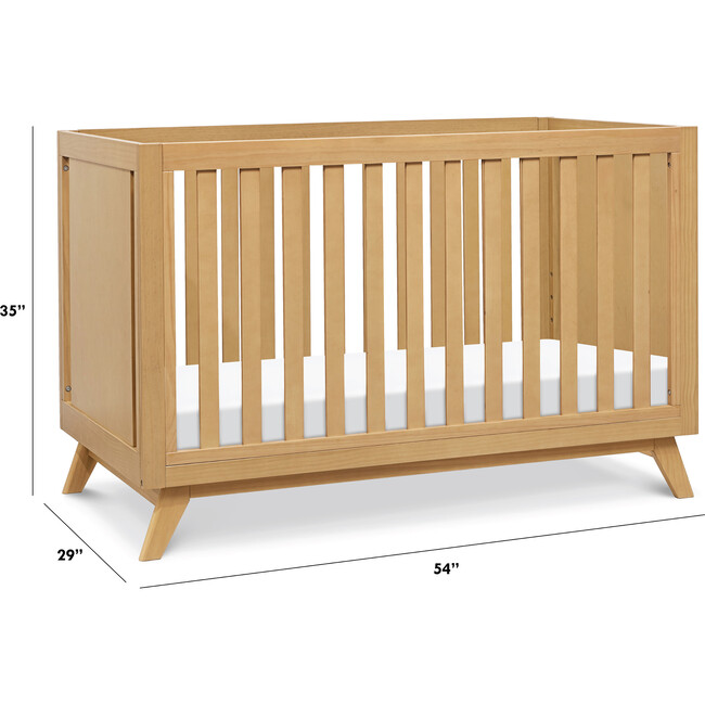 Otto 3-In-1 Convertible Crib, Honey - Cribs - 9