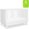 Otto 3-in-1 Convertible Crib, White - Cribs - 8