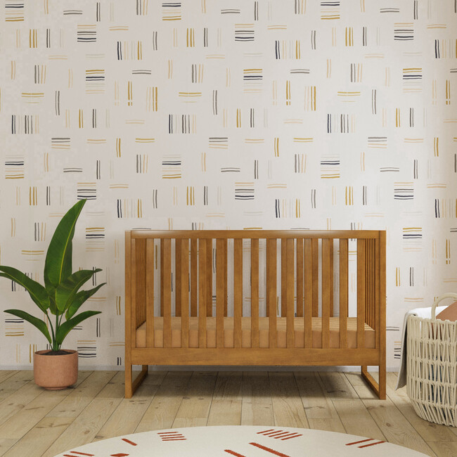 Hunter 3-In-1 Convertible Crib, Chestnut - Cribs - 3