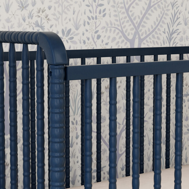 Jenny Lind 3 in 1 Convertible Crib Navy daVinci Cribs Bassinets Maisonette