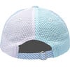 Customizable Seersucker Baseball Hat, Blue/Pink/Aqua - Hats - 5