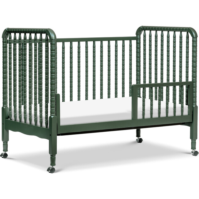 Jenny Lind 3-in-1 Convertible Crib, Forest Green - Cribs - 4