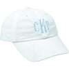 Customizable Baseball Hat, White - Hats - 2