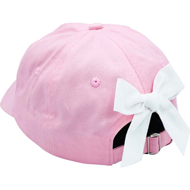 Little Sister Bow Baseball Hat, Pink - Hats - 3