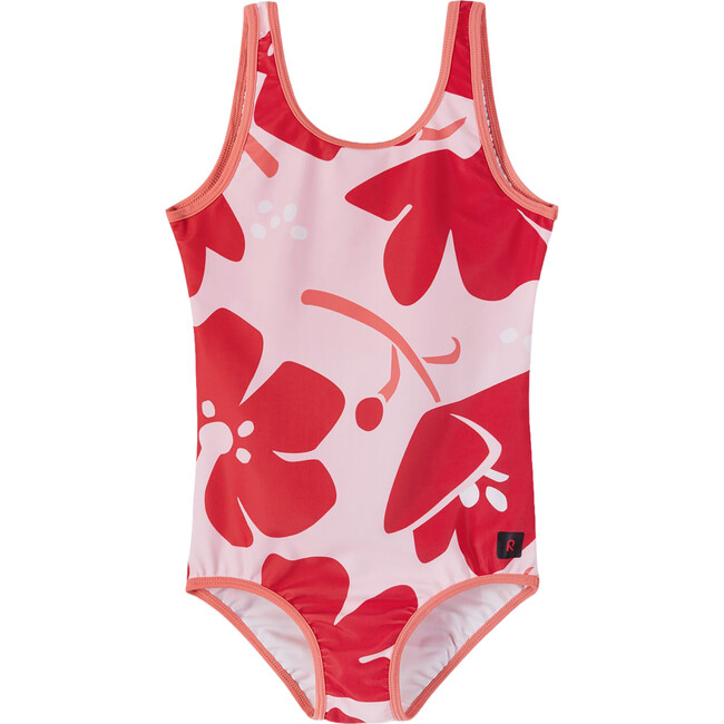 Uimaan Floral Print Swimsuit, Misty Red