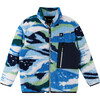 Turilas Sherpa Fleece Full-Zip Sweater, Cool Blue - Sweaters - 2