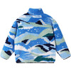 Turilas Sherpa Fleece Full-Zip Sweater, Cool Blue - Sweaters - 3