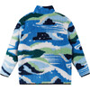 Turilas Sherpa Fleece Full-Zip Sweater, Cool Blue - Sweaters - 4