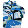 Turilas Sherpa Fleece Full-Zip Sweater, Cool Blue - Sweaters - 6