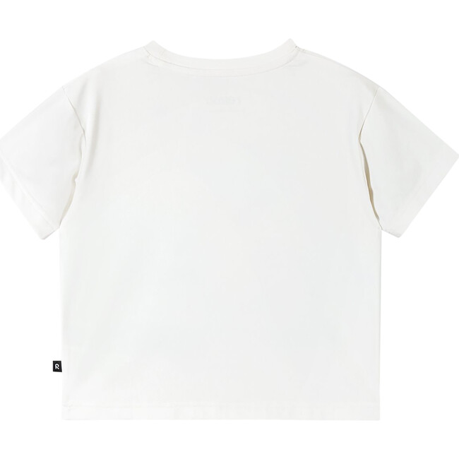 Siirto UV Protect Print T-Shirt, Off-White & Blue - T-Shirts - 2