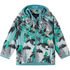 Moomin Vindskydd Windfleece Hooded Jacket, Green Aqua - Jackets - 2