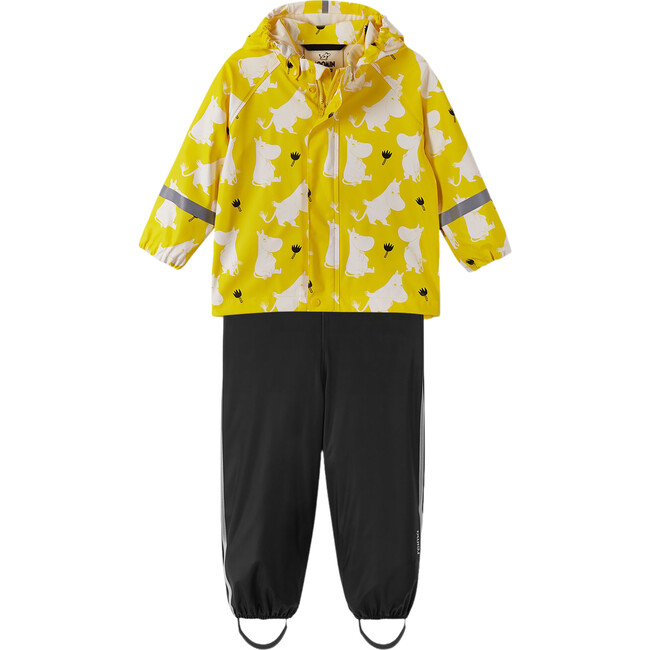 Moomin Plask Rain Outfit Set, Yellow - Mixed Apparel Set - 2