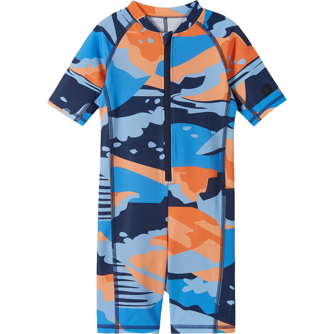 Vesihiisi UPF 50+ One-Piece Overall Swimsuit, Navy