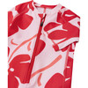 Vesihiisi UPF 50+ One-Piece Overall Swimsuit, Misty Red - Overalls - 3