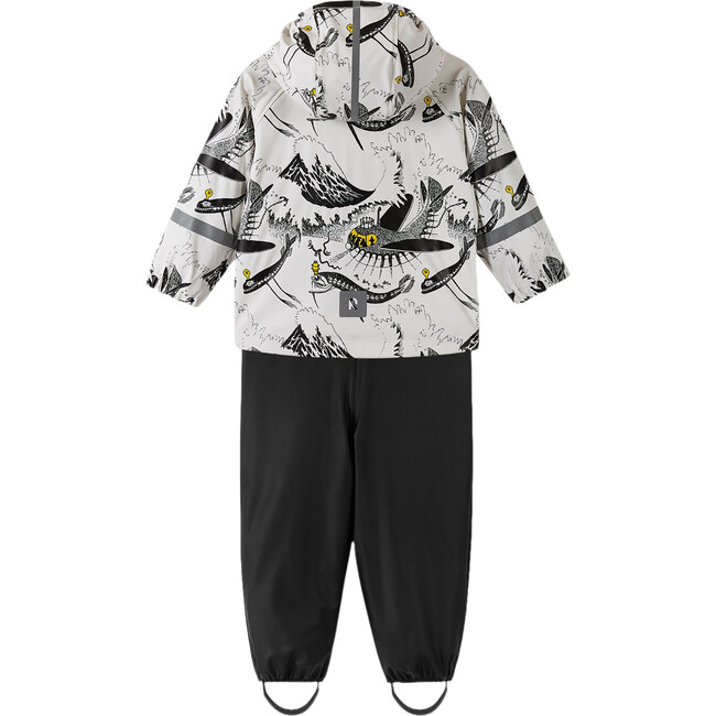 Moomin Plask Rain Outfit Set, Off-White - Mixed Apparel Set - 4