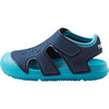 Koralli Washable Sandals, Navy & Turquoise - Sandals - 2
