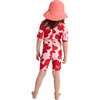 Vesihiisi UPF 50+ One-Piece Overall Swimsuit, Misty Red - Overalls - 6