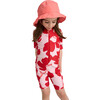 Vesihiisi UPF 50+ One-Piece Overall Swimsuit, Misty Red - Overalls - 7