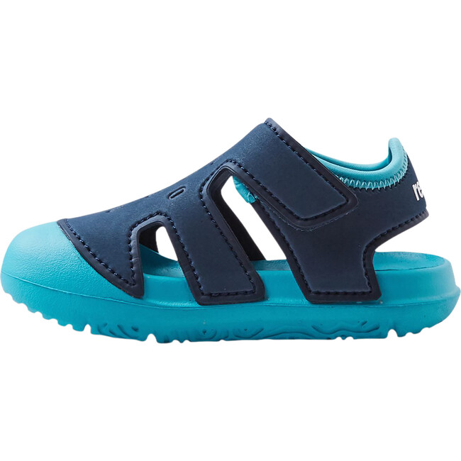 Koralli Washable Sandals, Navy & Turquoise - Sandals - 5