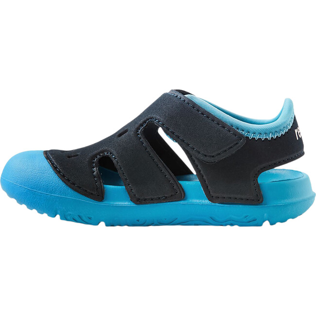 Koralli Washable Sandals, Navy & Turquoise - Sandals - 6