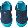 Koralli Washable Sandals, Navy & Turquoise - Sandals - 8