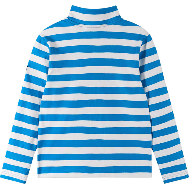 Iisisti Striped Full-Zip Sweater, Cool Blue - Sweaters - 2