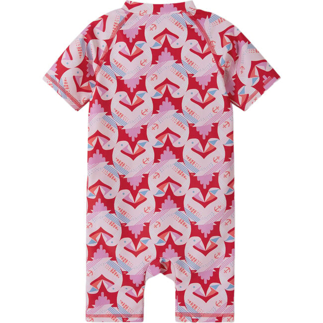 Atlantti UV Protect Swim Overall, Misty Red - Overalls - 2