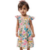 Jungle Bungle Print Cotton Tiered Dress, Multicolors - Dresses - 7