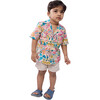 Jungle Bungle Print Cotton Hawaiian Shirt, Multicolors - Button Downs - 4