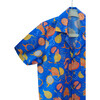 I-Peel-Good Print Cotton Hawaiian Shirt, Blue - Button Downs - 3