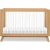 Otto 3-In-1 Convertible Crib, Honey & Acrylic - Cribs - 2