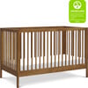 Birdie 3-In-1 Convertible Crib, Walnut - Cribs - 2