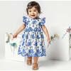 Baby Girls Cynthia Dress Set, Blue Eyelet - Dresses - 2