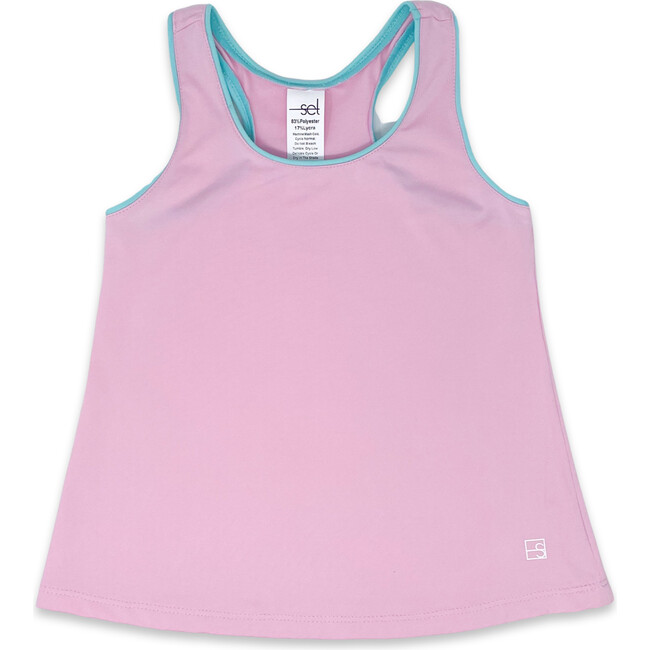 Riley Ribbed Tank, Cotton Candy Pink & Mint