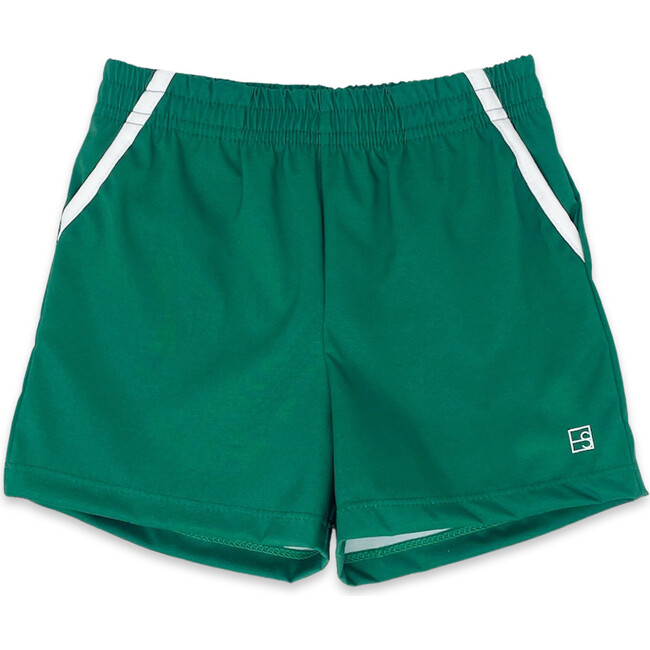 Nathan Piped Short, Augusta Green & Pure Coconut