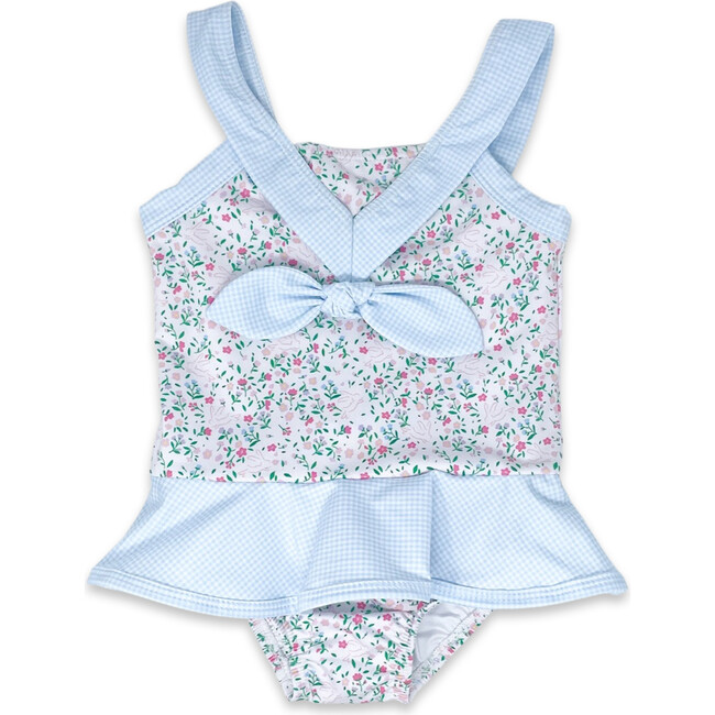 Nora Sleeveless Swimsuit, Belle Bunny Floral