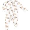 Pugs 2-Way Zipper Footie, White - Footie Pajamas - 1 - thumbnail