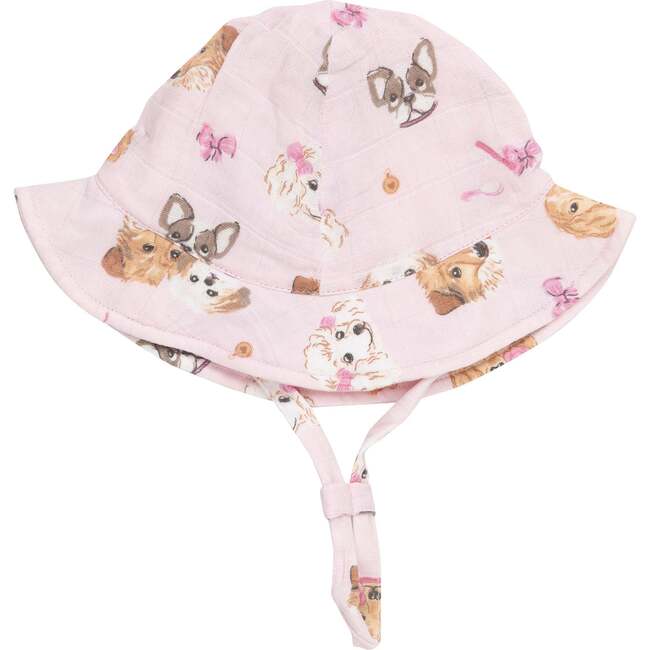Pretty Puppy Faces Sunhat, Pink